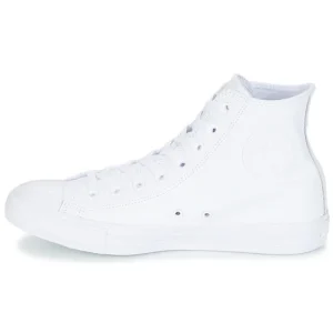 Converse – CHUCK TAYLOR ALL STAR LEATHER HI Blanc Top ventes 14