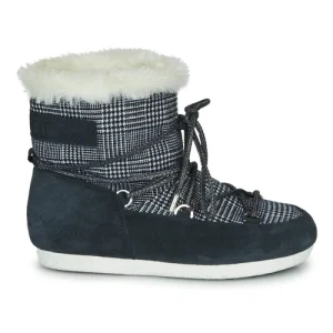 à prix imbattables Moon Boot – MOON BOOT FAR SIDE LOW FUR TARTAN Marine 10