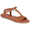 Esprit – KONA T STRAP Cognac garantis authentique 22