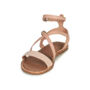 Prix très abordable Tommy Hilfiger – ESSENTIAL TOMMY FLAT SANDAL Cognac 12