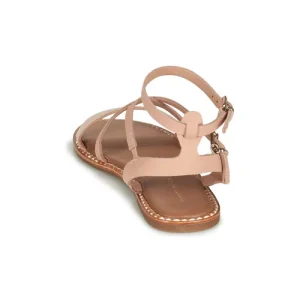 Prix très abordable Tommy Hilfiger – ESSENTIAL TOMMY FLAT SANDAL Cognac 16