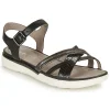 Geox – D SANDAL HIVER A Noir / Argenté prix de gros 22