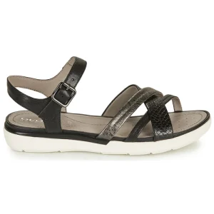 Geox – D SANDAL HIVER A Noir / Argenté prix de gros 10