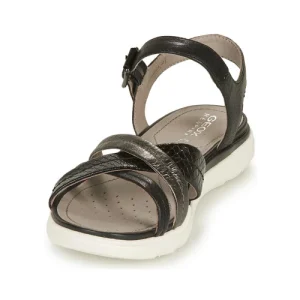 Geox – D SANDAL HIVER A Noir / Argenté prix de gros 12