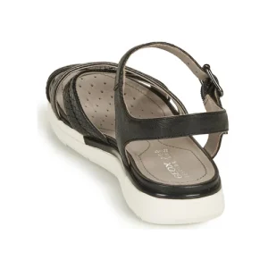 Geox – D SANDAL HIVER A Noir / Argenté prix de gros 16