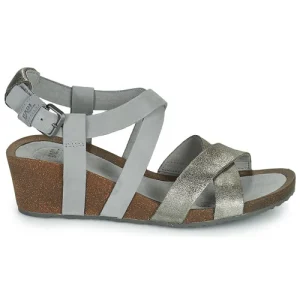 a Prix Discount Teva – MAHONIA WEDGE CROSS STRAP ML Gris / Métal 10