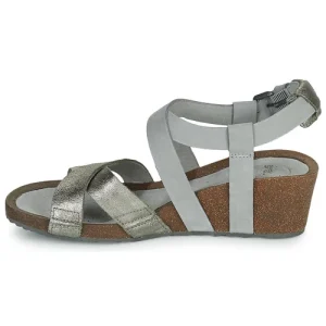 a Prix Discount Teva – MAHONIA WEDGE CROSS STRAP ML Gris / Métal 14