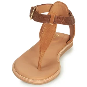 Clarks – KARSEA POST Marron / Camel à prix promos 12