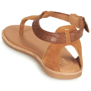 Clarks – KARSEA POST Marron / Camel à prix promos 16