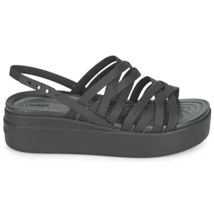 excellents soldes Crocs – CROCS BROOKLYN STRAPPY LOWWDGW Noir 10