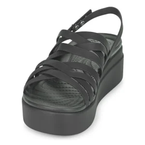 excellents soldes Crocs – CROCS BROOKLYN STRAPPY LOWWDGW Noir 12