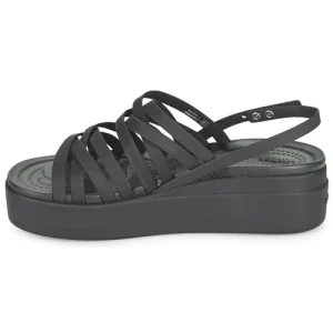 excellents soldes Crocs – CROCS BROOKLYN STRAPPY LOWWDGW Noir 14