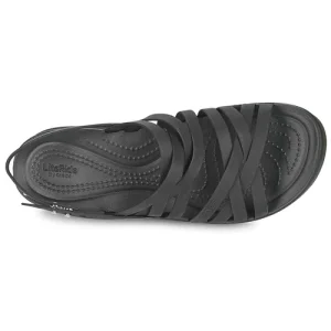 excellents soldes Crocs – CROCS BROOKLYN STRAPPY LOWWDGW Noir 18