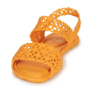 Melissa – MELISSA PANC SANDAL + ISABELA CAPETO AD Jaune de garantie authentique 12