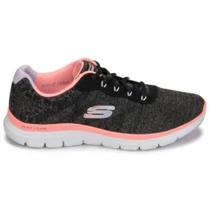 en ligne officielle Skechers – FLEX APPEAL 4.0 Noir / Rose 10