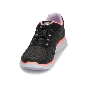 en ligne officielle Skechers – FLEX APPEAL 4.0 Noir / Rose 12