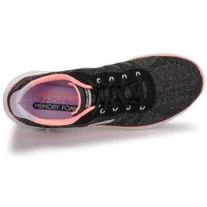 en ligne officielle Skechers – FLEX APPEAL 4.0 Noir / Rose 18