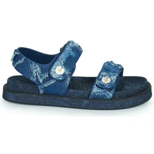 Desigual – SANDAL FLAT DENIM Bleu / Jean Achat 10