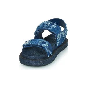 Desigual – SANDAL FLAT DENIM Bleu / Jean Achat 12