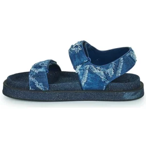 Desigual – SANDAL FLAT DENIM Bleu / Jean Achat 14