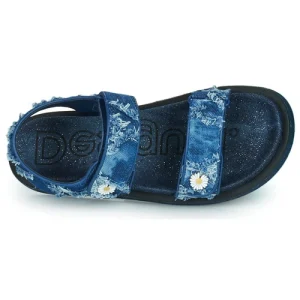 Desigual – SANDAL FLAT DENIM Bleu / Jean Achat 18