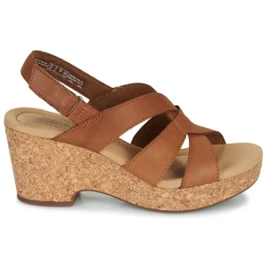 Clarks – GISELLE BEACH Camel marque pas cher en ligne 10