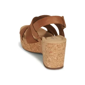 Clarks – GISELLE BEACH Camel marque pas cher en ligne 16