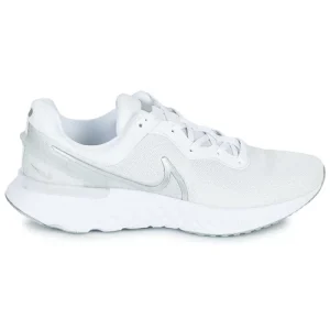 Nike – NIKE REACT MILER 3 Blanc / Argenté Promotio de vente 10