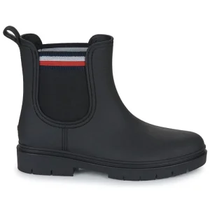 Tommy Hilfiger – Rain Boot Ankle Elastic Noir magasin en ligne france 10