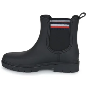 Tommy Hilfiger – Rain Boot Ankle Elastic Noir magasin en ligne france 14