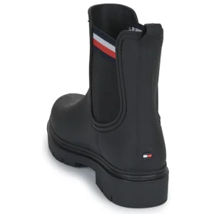 Tommy Hilfiger – Rain Boot Ankle Elastic Noir magasin en ligne france 16