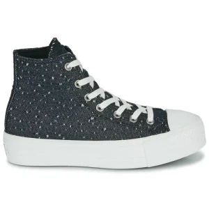 magasins pour Converse – Chuck Taylor All Star Lift Millennium Glam Noir 10