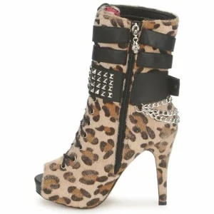 dernière tendance Abbey Dawn – PLATFORM BOOTEE Leopard Print 14