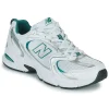 New Balance – 530 Blanc / Bleu Pas Cher Magasin Soldes 20