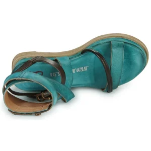 Airstep / A.S.98 – LAGOS 2.0 Turquoise / Marron magasin solde 18