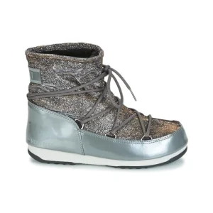 Moon Boot – MOON BOOT LOW LUREX Gris / Argent authentiques 10