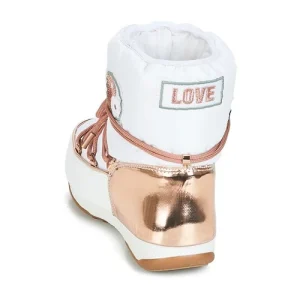 Officielle Moon Boot – PEACE & LOVE WP Blanc / Rose Gold 16