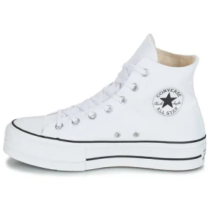 marque moins cher Converse – CHUCK TAYLOR ALL STAR LIFT CANVAS HI Blanc 14